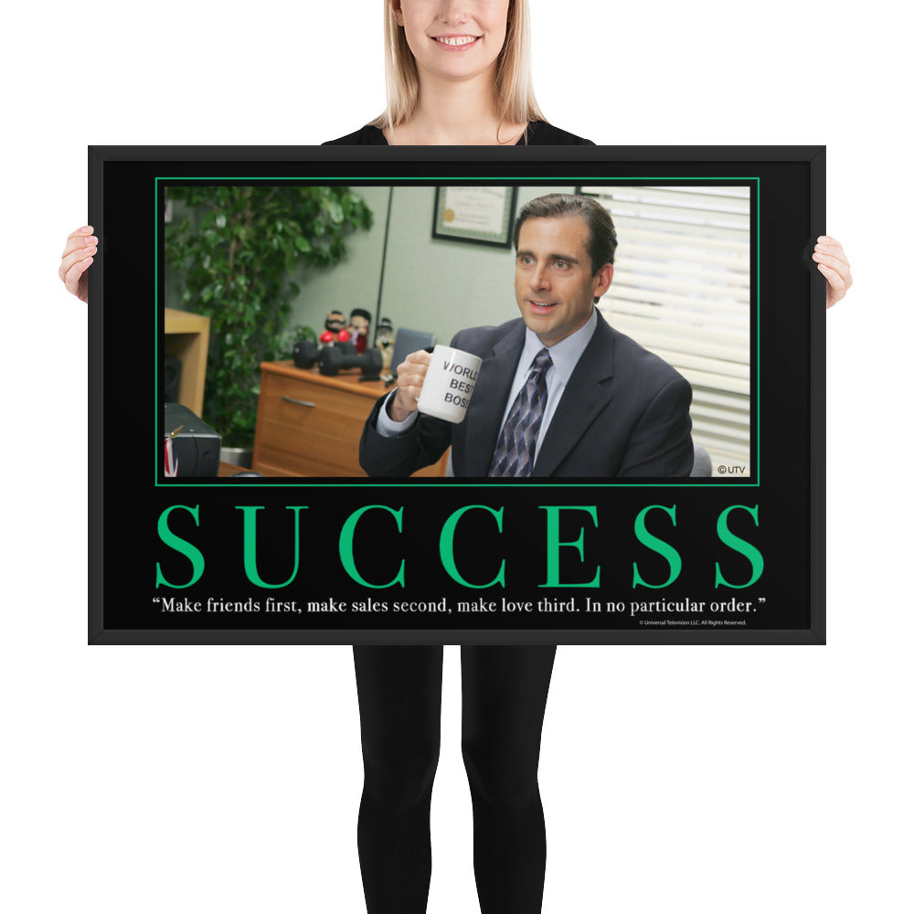 Success Motivational Framed Poster