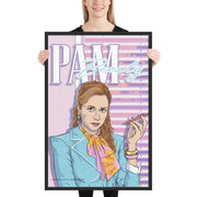 Pam Beesly Vice Framed Poster