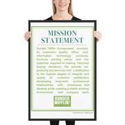 Dunder Mifflin Mission Statement - Framed Poster