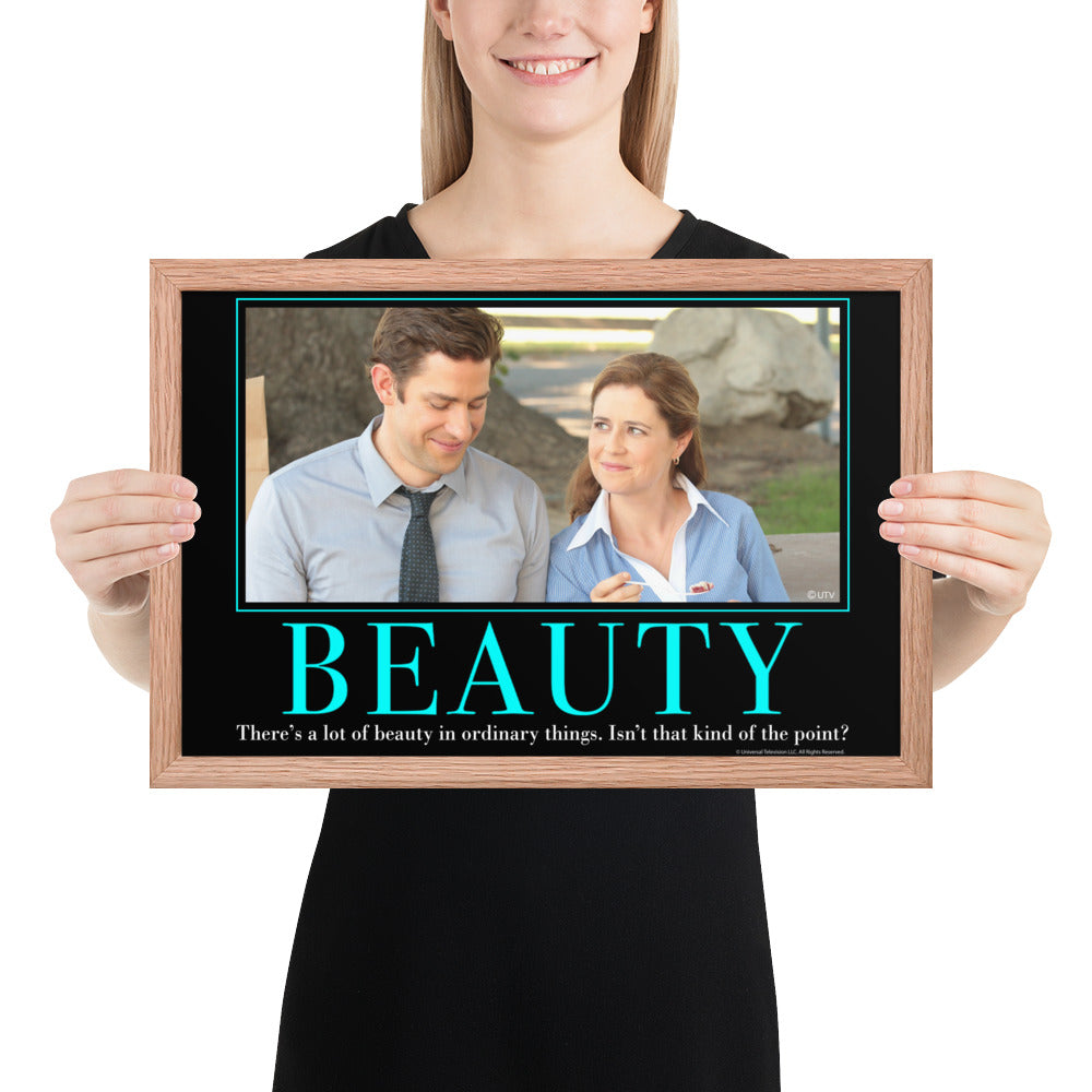 Beauty Motivational Framed Poster