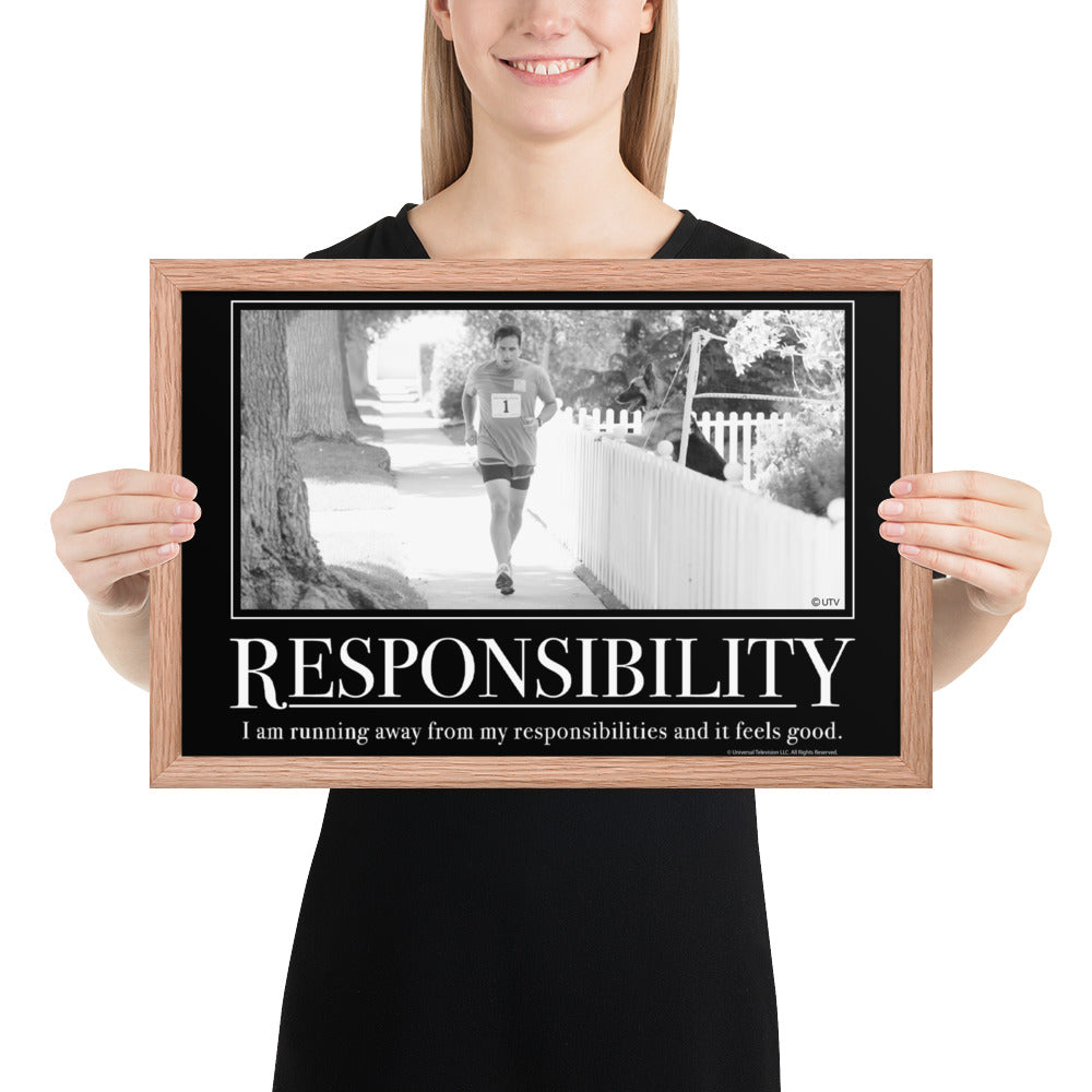 Responsibility Motivational Framed Poster