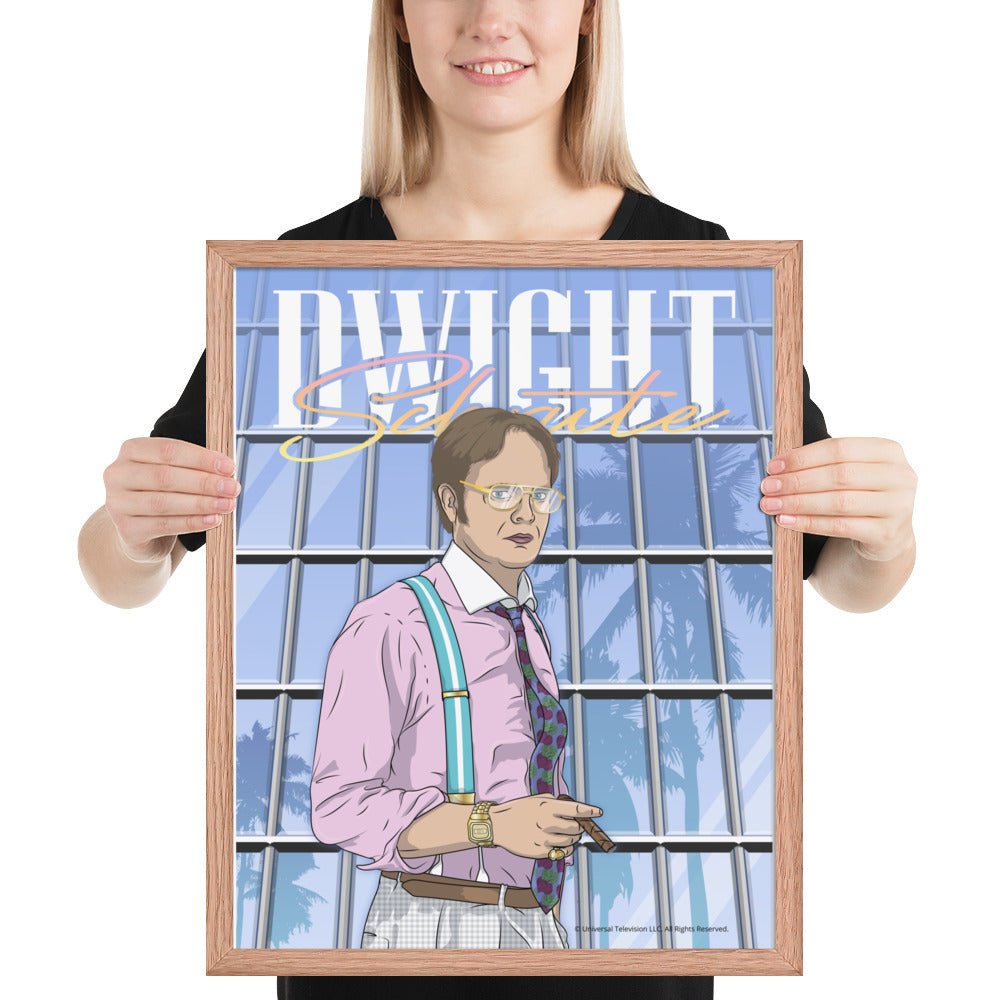 Dwight Schrute Vice Framed Poster