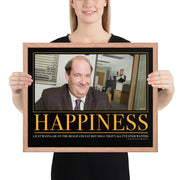 Happiness Motivational Framed Poster
