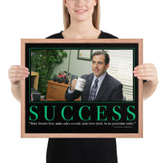 Success Motivational Framed Poster