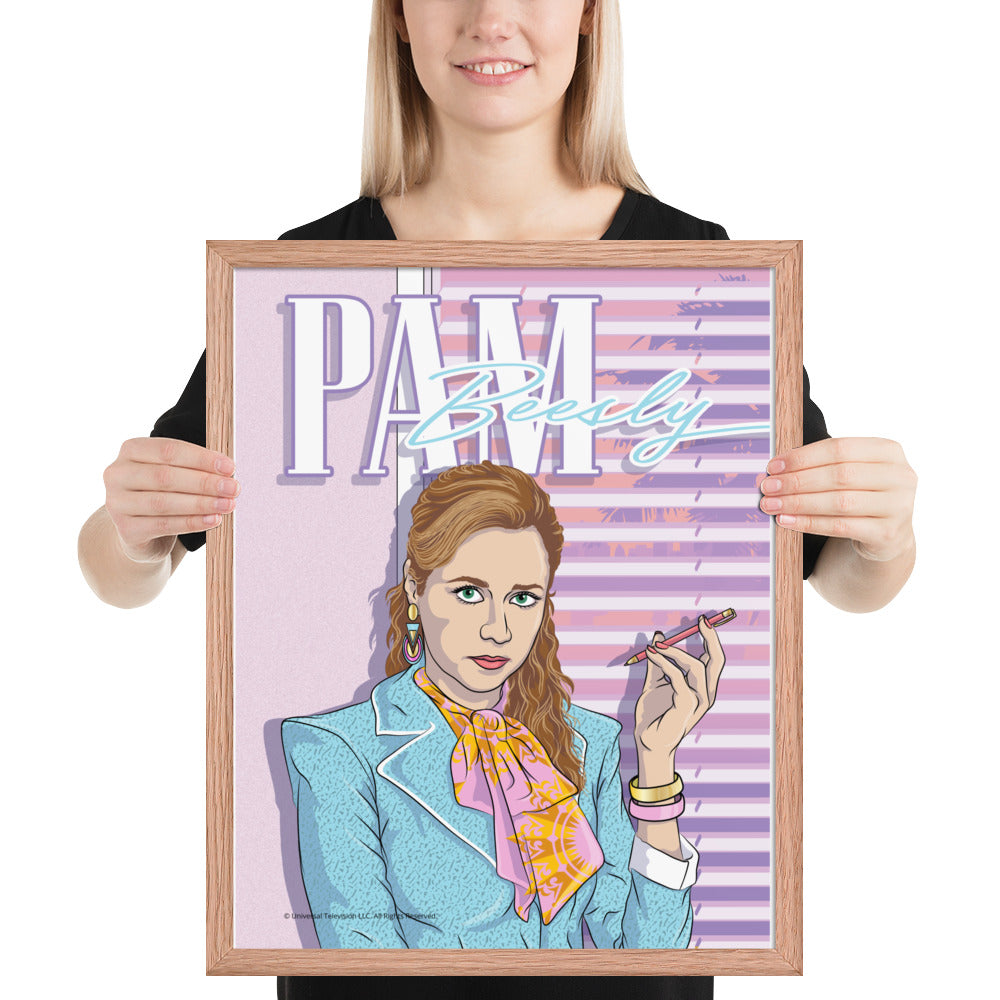 Pam Beesly Vice Framed Poster