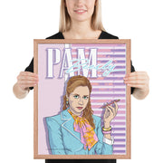 Pam Beesly Vice Framed Poster