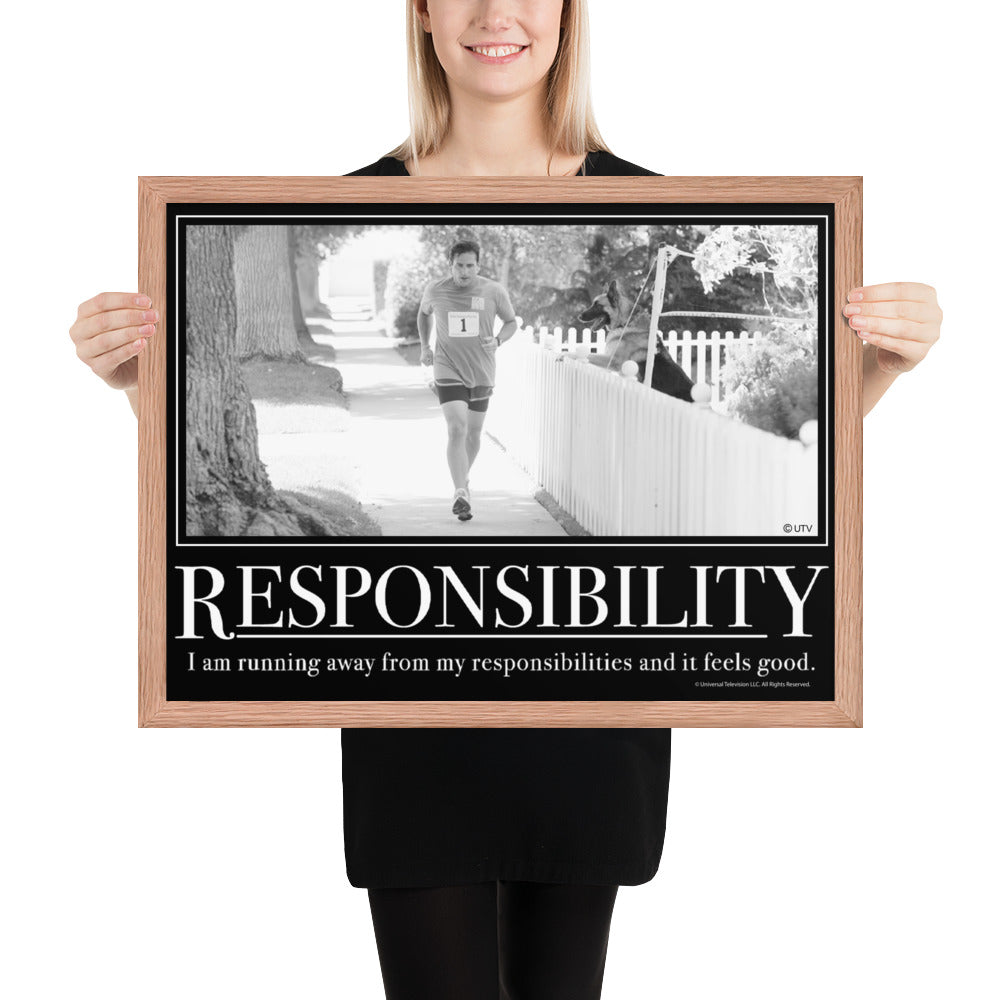 Responsibility Motivational Framed Poster