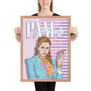 Pam Beesly Vice Framed Poster