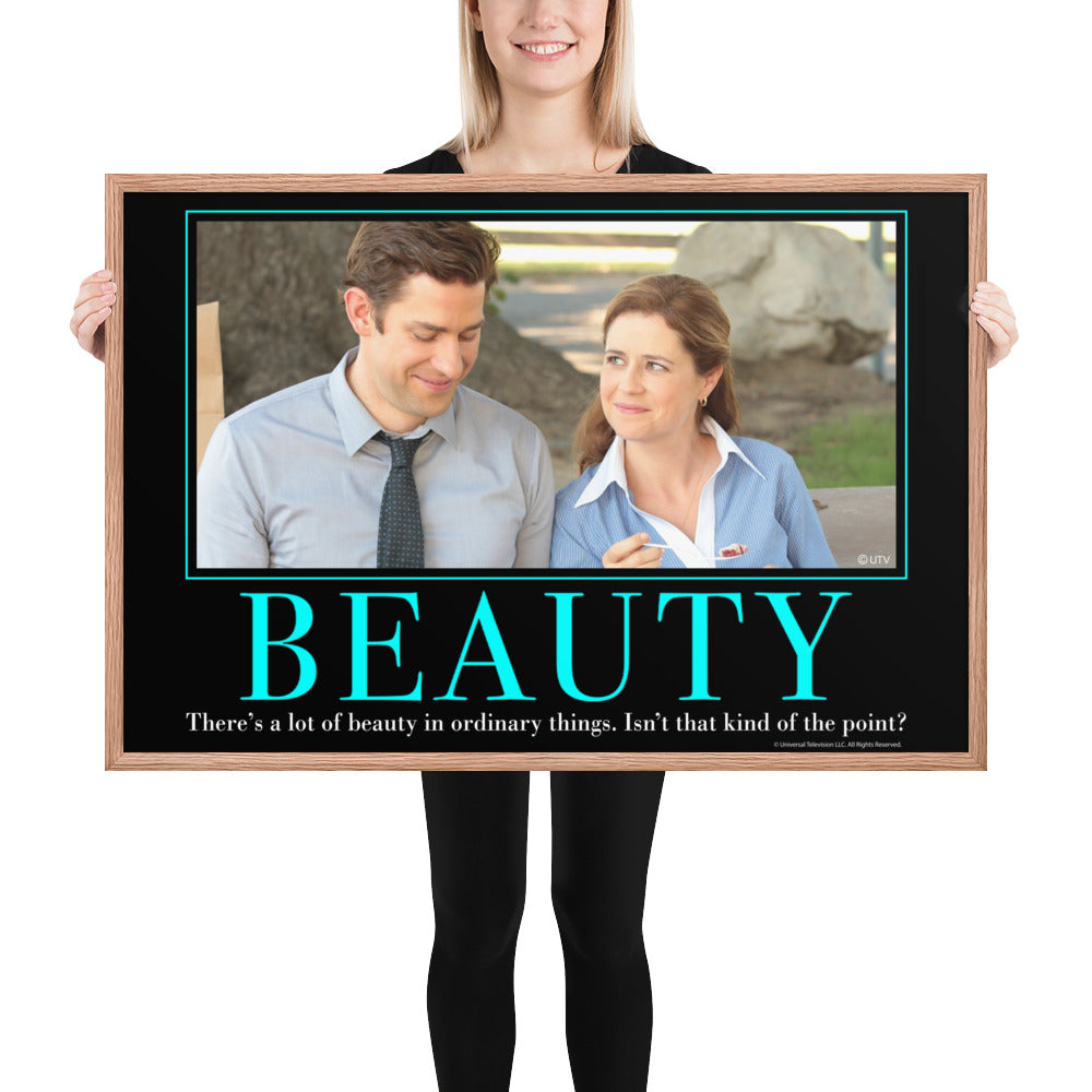 Beauty Motivational Framed Poster