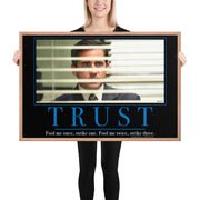 Trust Motivational Framed Poster