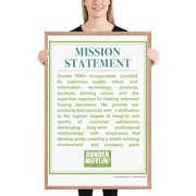 Dunder Mifflin Mission Statement - Framed Poster