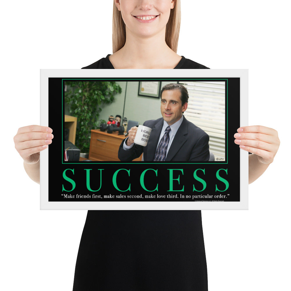 Success Motivational Framed Poster