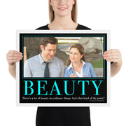 Beauty Motivational Framed Poster