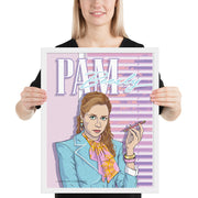 Pam Beesly Vice Framed Poster