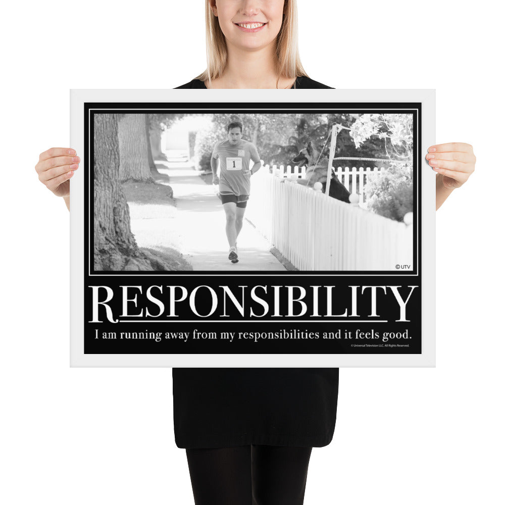 Responsibility Motivational Framed Poster
