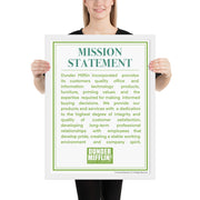 Dunder Mifflin Mission Statement - Framed Poster