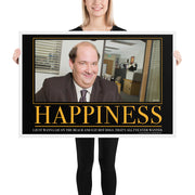 Happiness Motivational Framed Poster