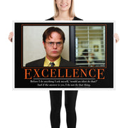 Excellence Motivational Framed Poster