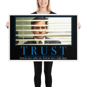 Trust Motivational Framed Poster