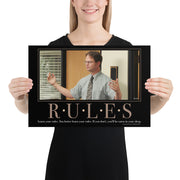 Rules Motivational Poster