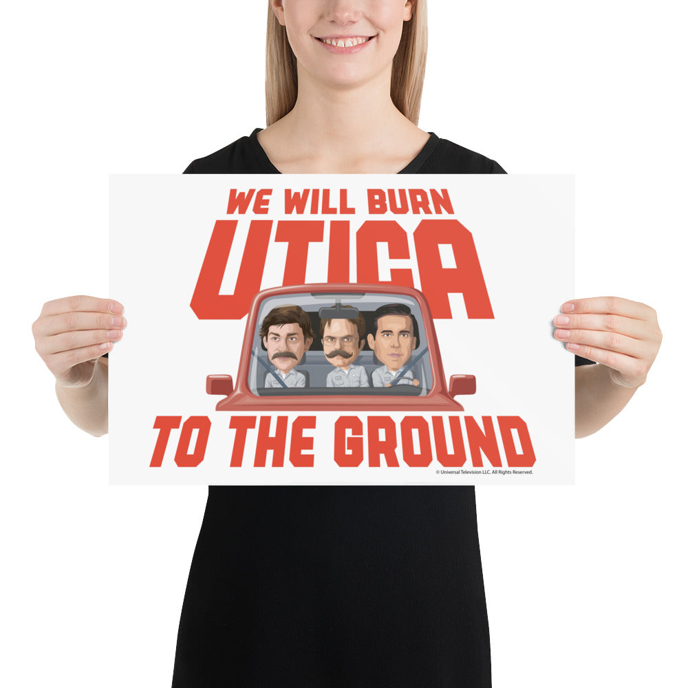 Burn Utica To The Ground Poster
