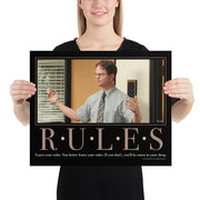 Rules Motivational Poster