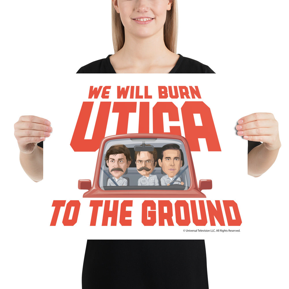 Burn Utica To The Ground Poster