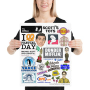 Office Icons Poster