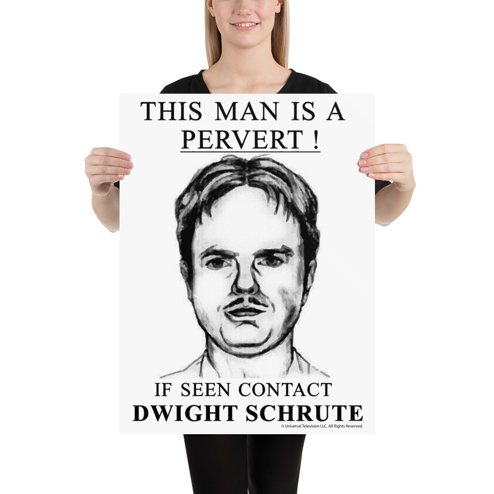 Pervert Dwight Poster