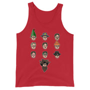 Faces of Dwight Men's Tank Top-Moneyline