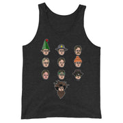Faces of Dwight Men's Tank Top-Moneyline