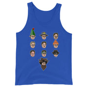 Faces of Dwight Men's Tank Top-Moneyline
