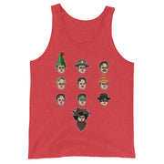 Faces of Dwight Men's Tank Top-Moneyline