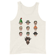 Faces of Dwight Men's Tank Top-Moneyline