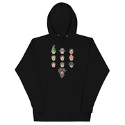Faces of Dwight Unisex Hoodie-Moneyline