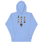 Faces of Dwight Unisex Hoodie-Moneyline
