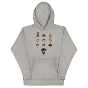 Faces of Dwight Unisex Hoodie-Moneyline