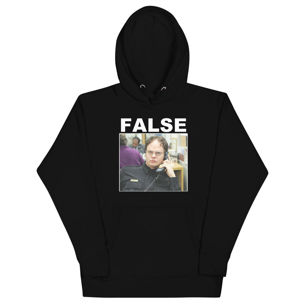 FALSE. Unisex Hoodie-Moneyline