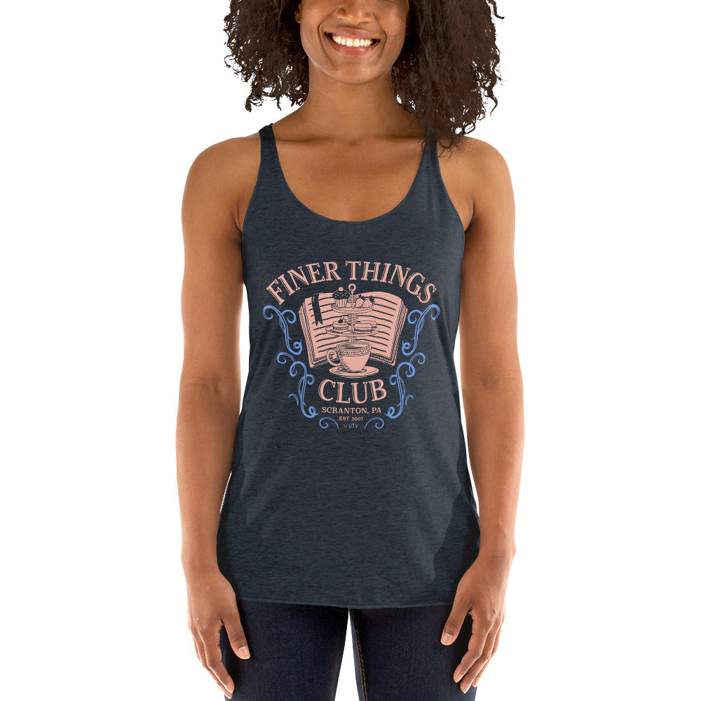 Finer Things Club Women's Racerback Tank-Moneyline