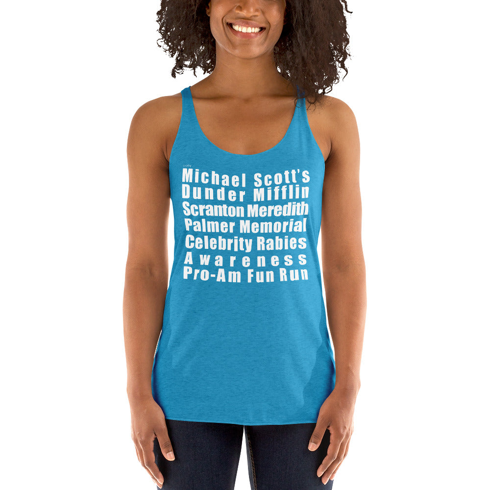 Fun Run Women's Racerback Tank-Moneyline