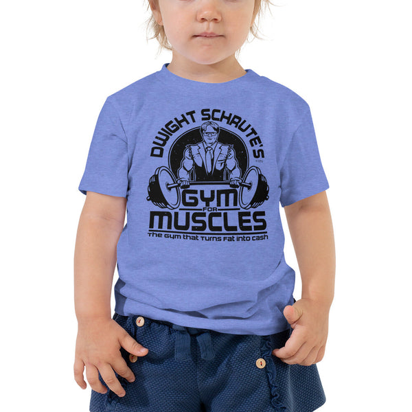 Gym For Muscles Toddler Tee-Moneyline