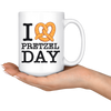 I Love Pretzel Day - Coffee Mug-teelaunch-Moneyline