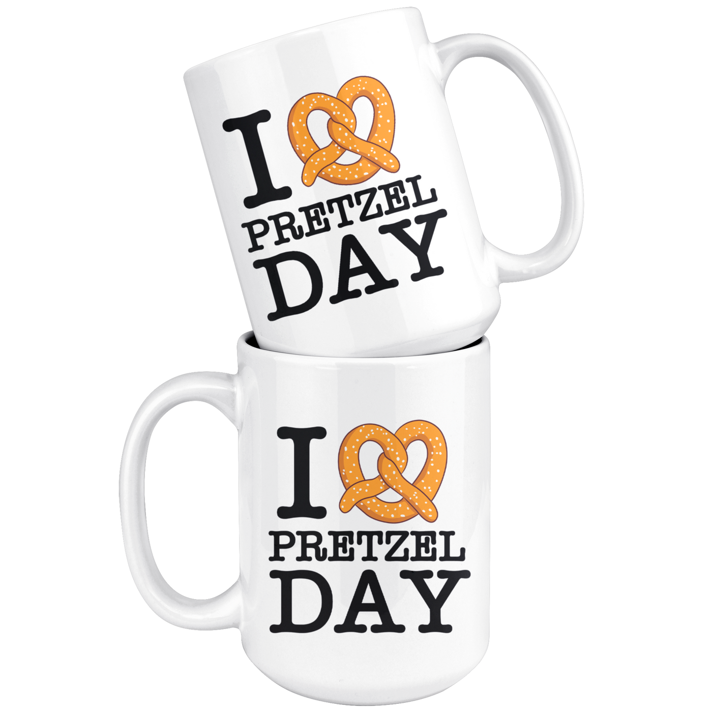 I Love Pretzel Day - Coffee Mug-teelaunch-Moneyline