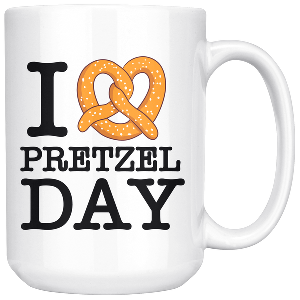 I Love Pretzel Day - Coffee Mug-teelaunch-Moneyline