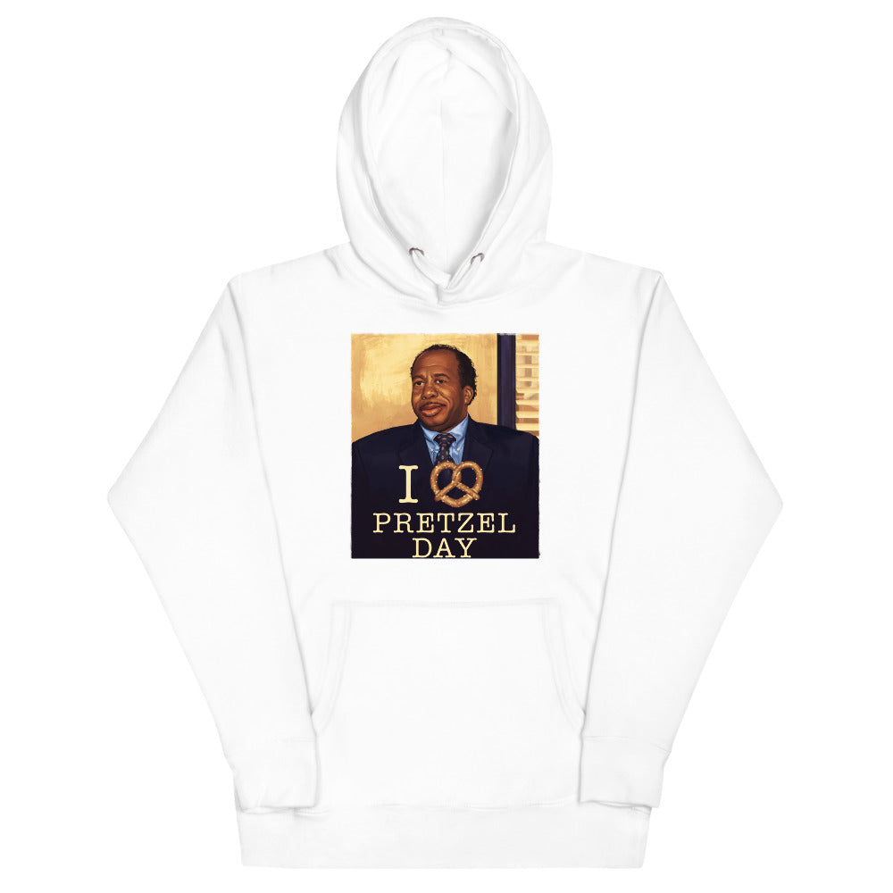 I Love Pretzel Day Unisex Hoodie-Moneyline