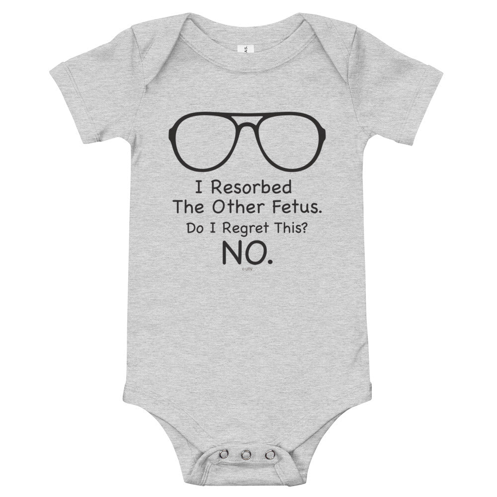 I Resorbed The Other Fetus - Baby Onesie-Moneyline