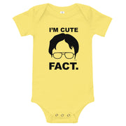 I'm Cute, Fact. - Baby Onesie-Moneyline
