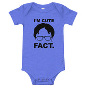 I'm Cute, Fact. - Baby Onesie-Moneyline