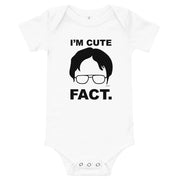 I'm Cute, Fact. - Baby Onesie-Moneyline