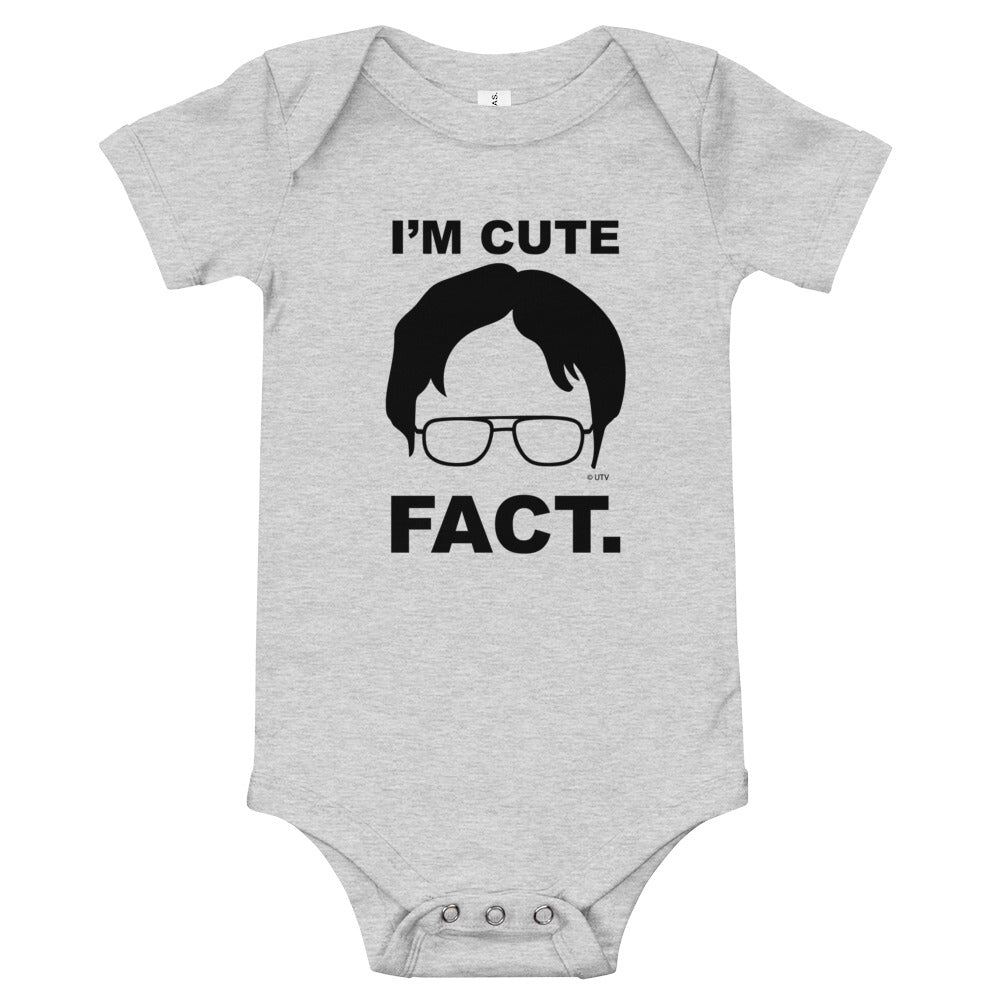 I'm Cute, Fact. - Baby Onesie-Moneyline